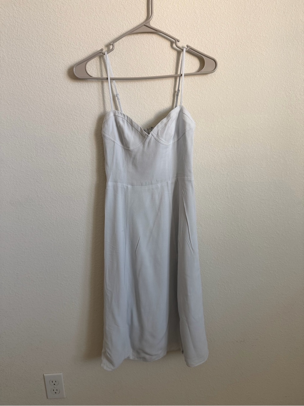 Aritzia Sunday Best Blue Chiffon Dress